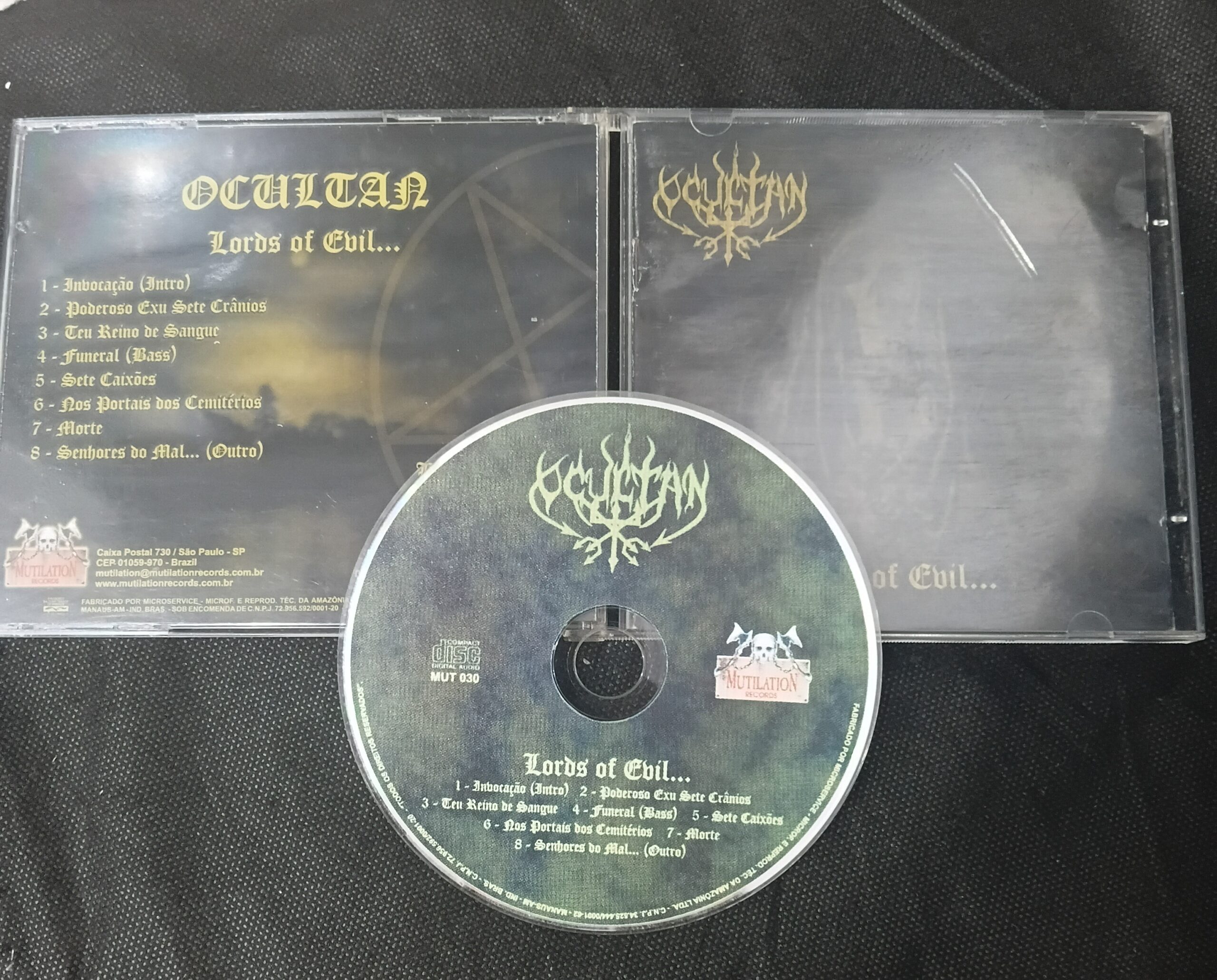 Ocultan – Lords Of Evil... (CD USADO) - Imagem 2