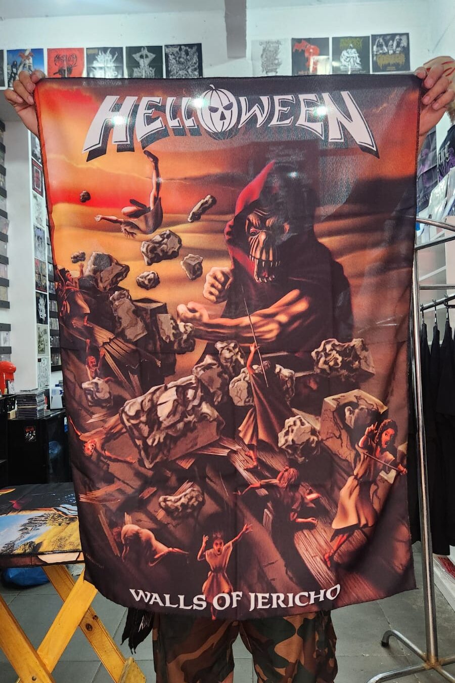 Helloween - Walls Of Jericho (BANDEIRA)