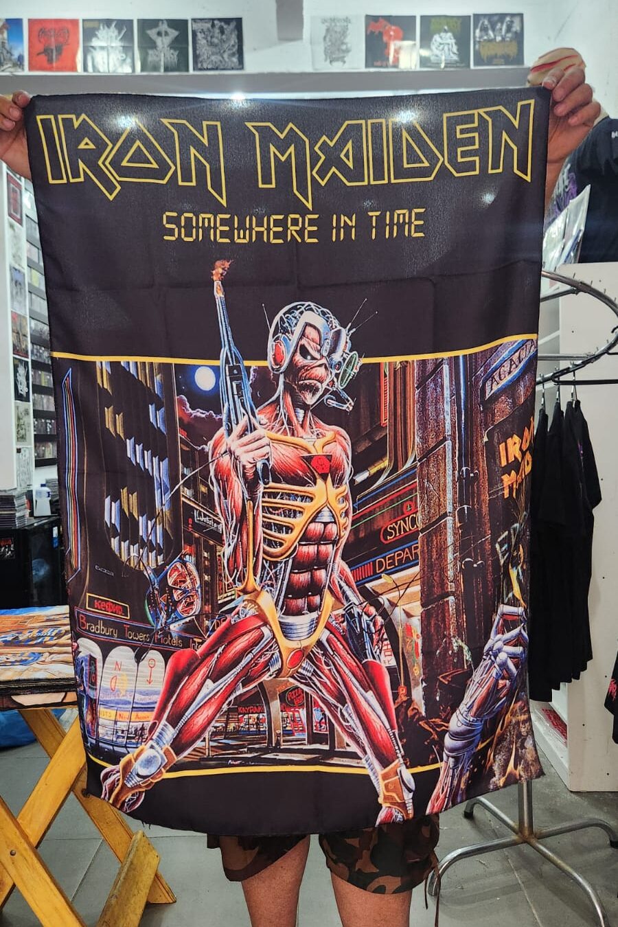 Iron Maiden - Somewhere In Time (BANDEIRA)