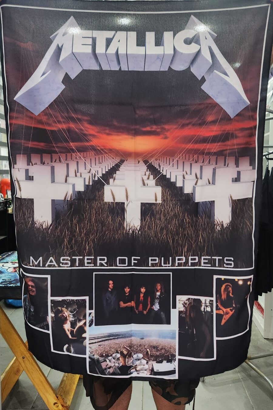 Metallica - Master Of Puppets (BANDEIRA)