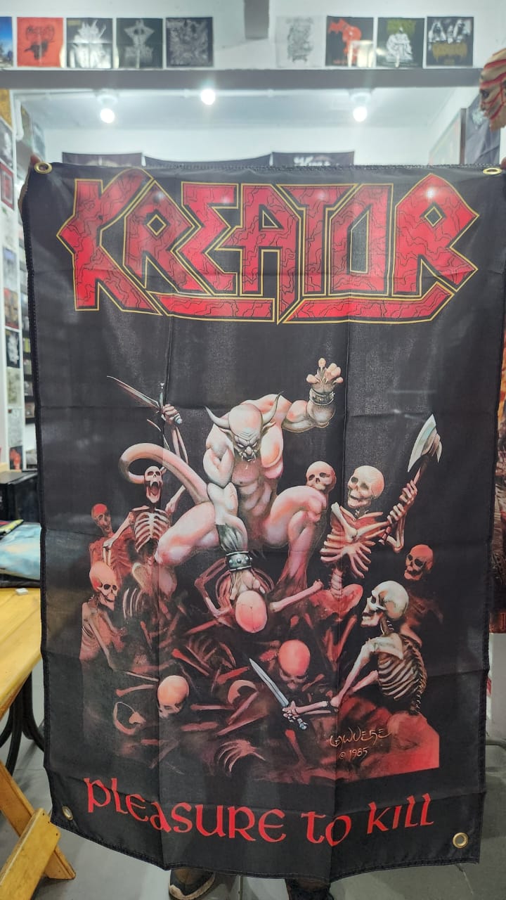 Kreator - Pleasure To Kill (BANDEIRA)