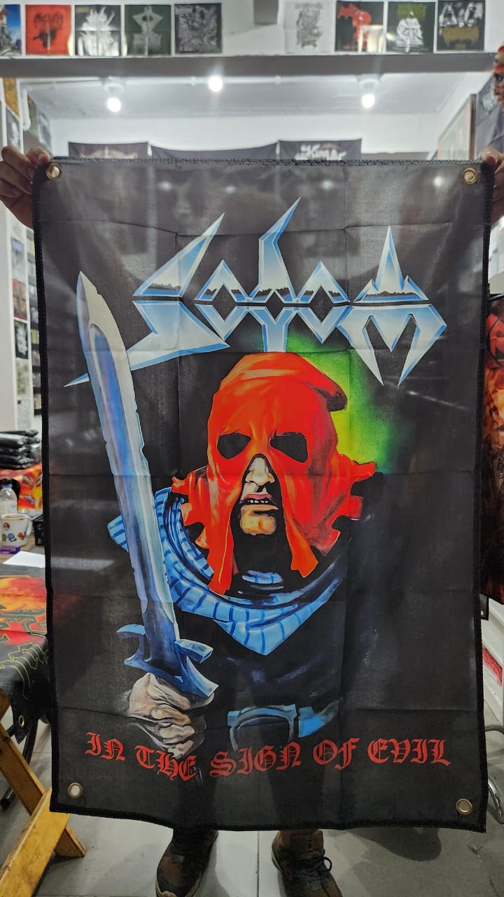 Sodom - In The Sign Of Evil (BANDEIRA COM ILHÓS)
