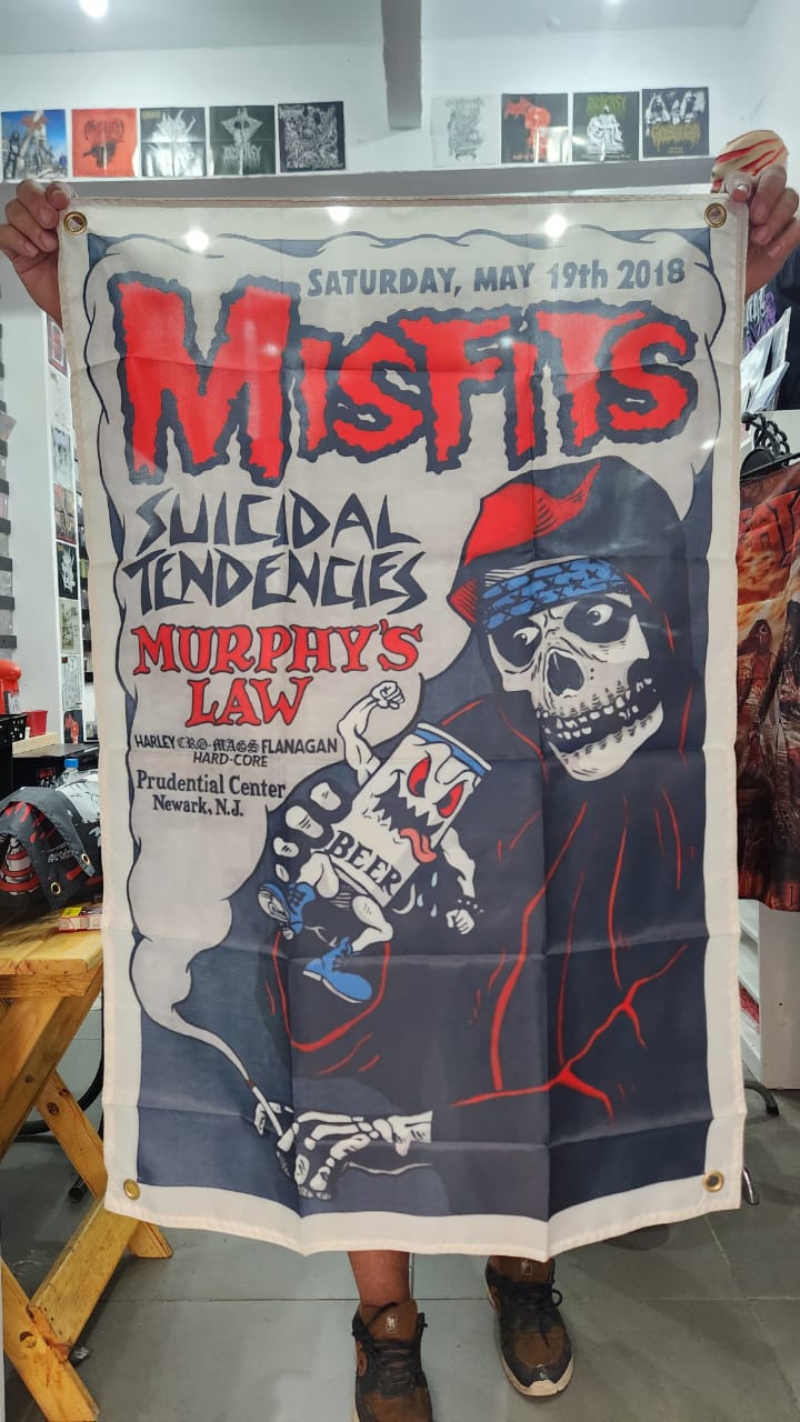 Misfits - Tour With Suicidal Tendences (BANDEIRA)