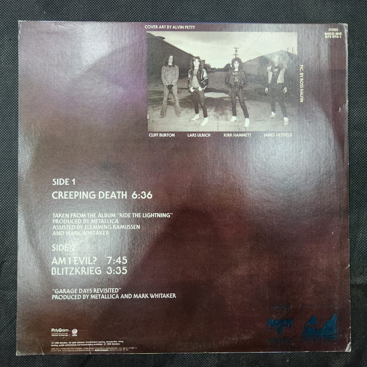 Metallica - Creeping Death (LP USADO) - Imagem 3