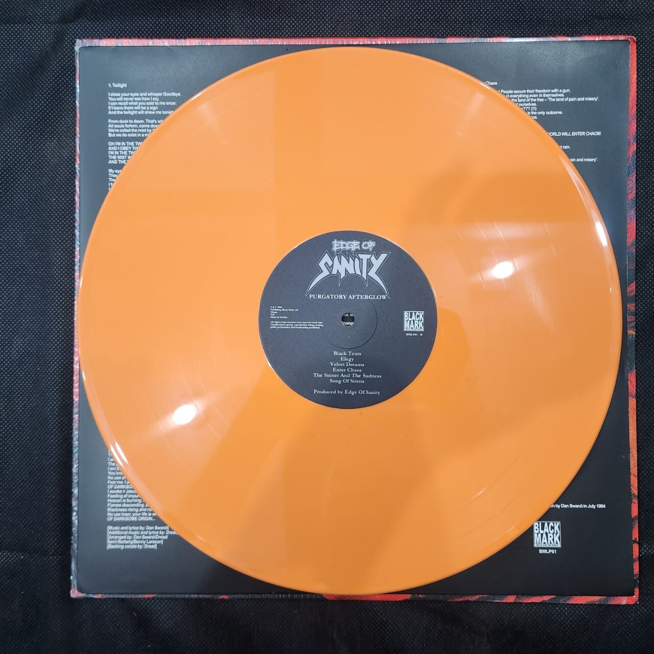 Edge Of Sanity - Purgatory Afterglow (LP IMPORTADO LARANJA USADO) - Imagem 7