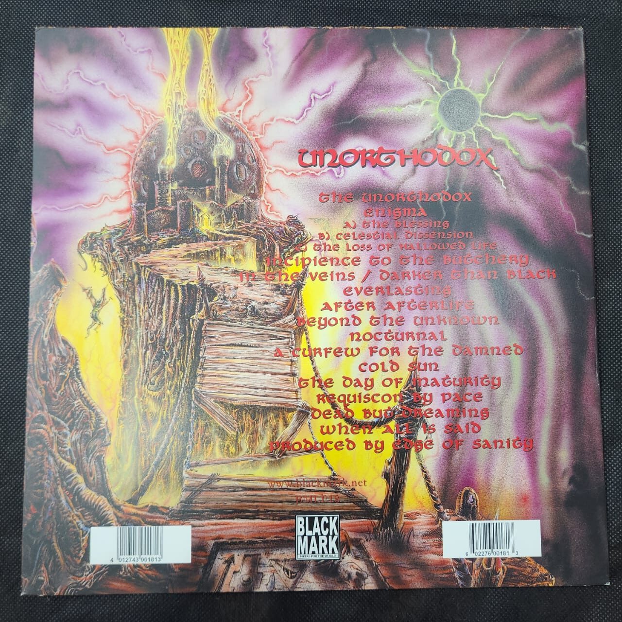 Edge Of Sanity - Unorthodox (LP IMPORTADO AMARELO TRANSPARENTE USADO) - Imagem 4