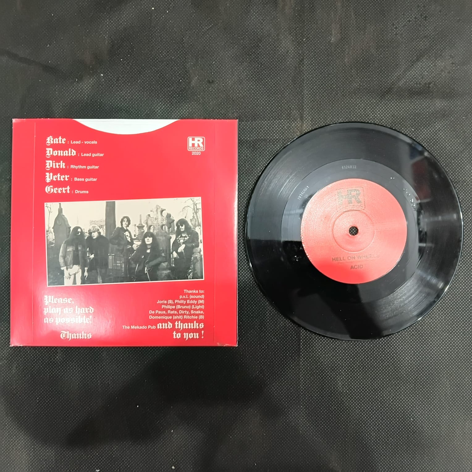 Genetic Deformation – Gates Of Eternal Suffering (LP COMPACTO 7'' USADO) - Imagem 4