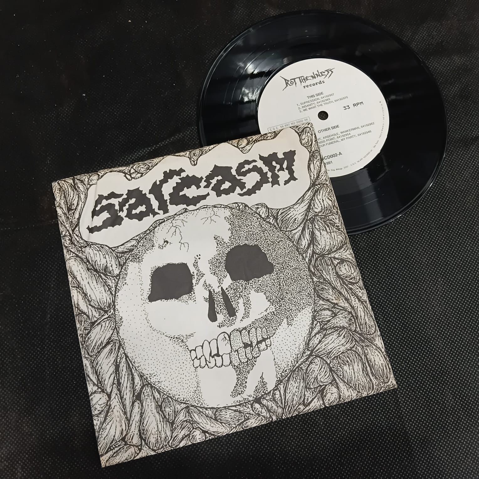 Sarcasm – Your Funeral My Party (LP COMPACTO 7'' USADO)