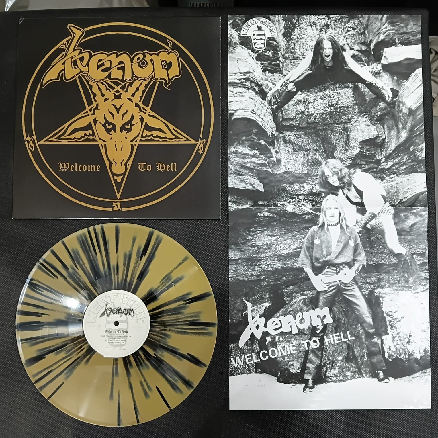 Venom – Welcome To Hell (LP IMPORTADO SPLATTER USADO) - Imagem 4