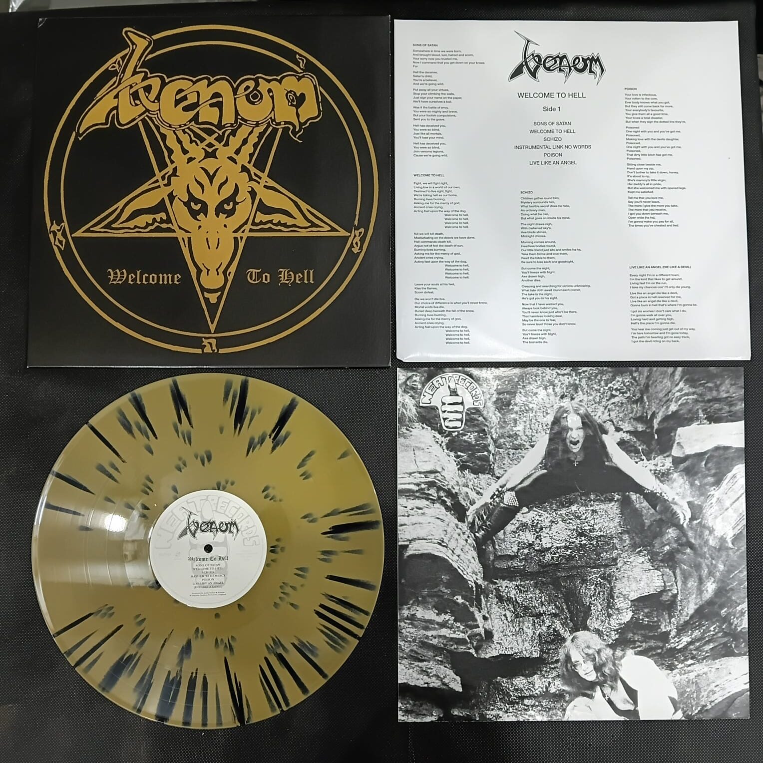 Venom – Welcome To Hell (LP IMPORTADO SPLATTER USADO) - Imagem 2
