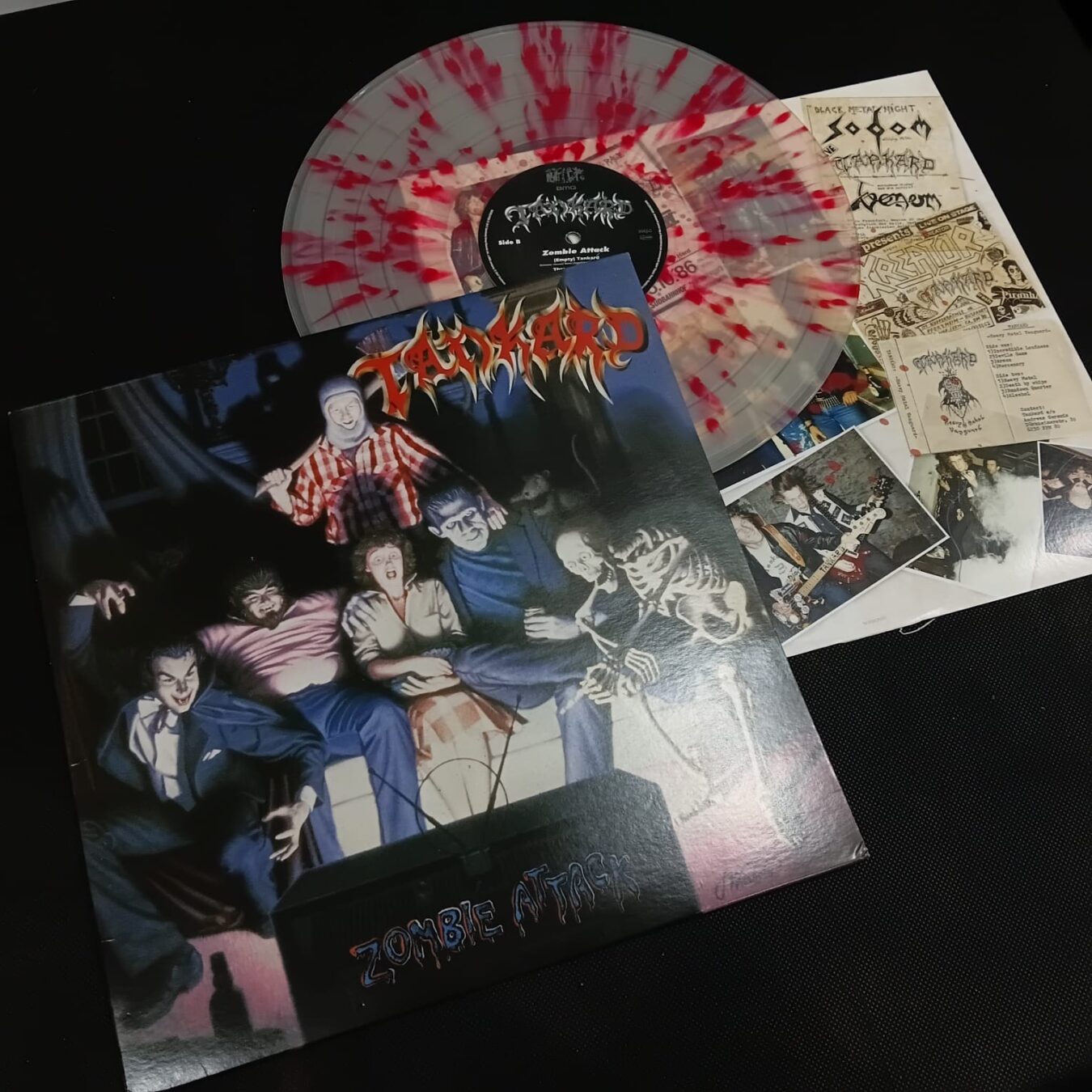 Tankard – Zombie Attack  (LP IMPORTADO SPLATTER USADO)