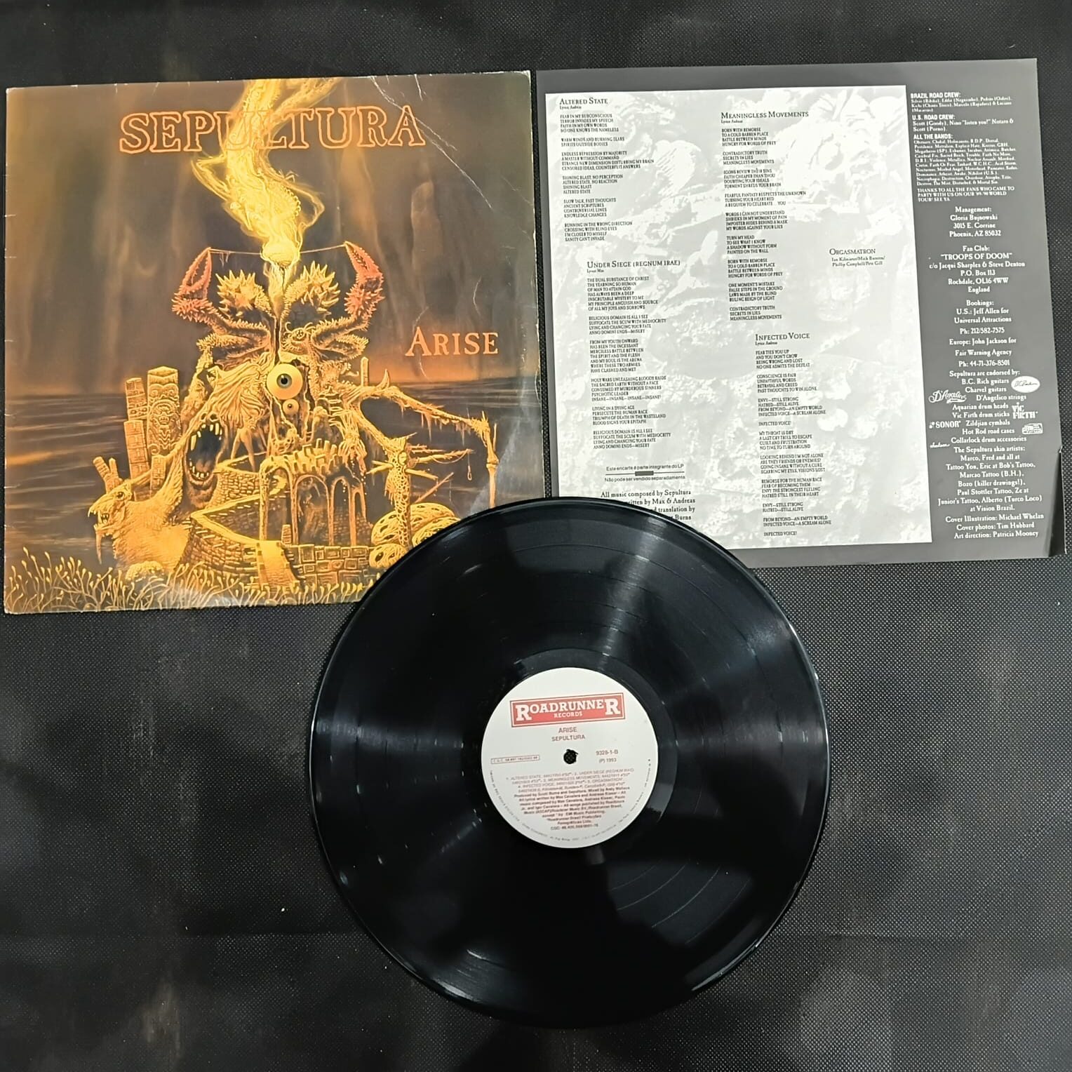 Sepultura – Arise (LP USADO) - Imagem 2