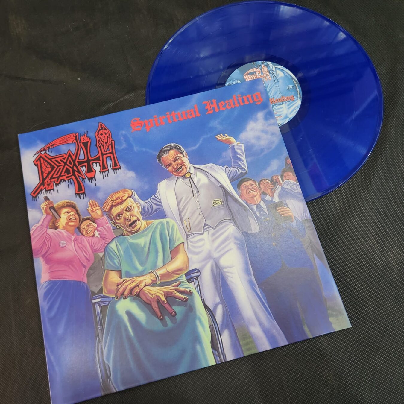Death – Spiritual Healing (LP IMPORTADO AZUL USADO)