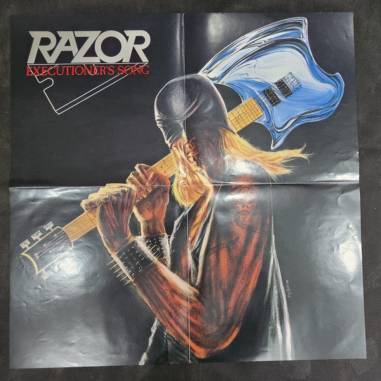 Razor – Executioner's Song (LP IMPORTADO VERMELHO USADO) - Imagem 4