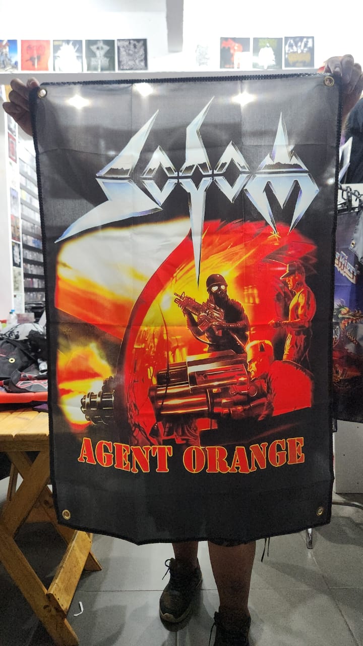 Sodom - Agent Orange (BANDEIRA COM ILHÓS)