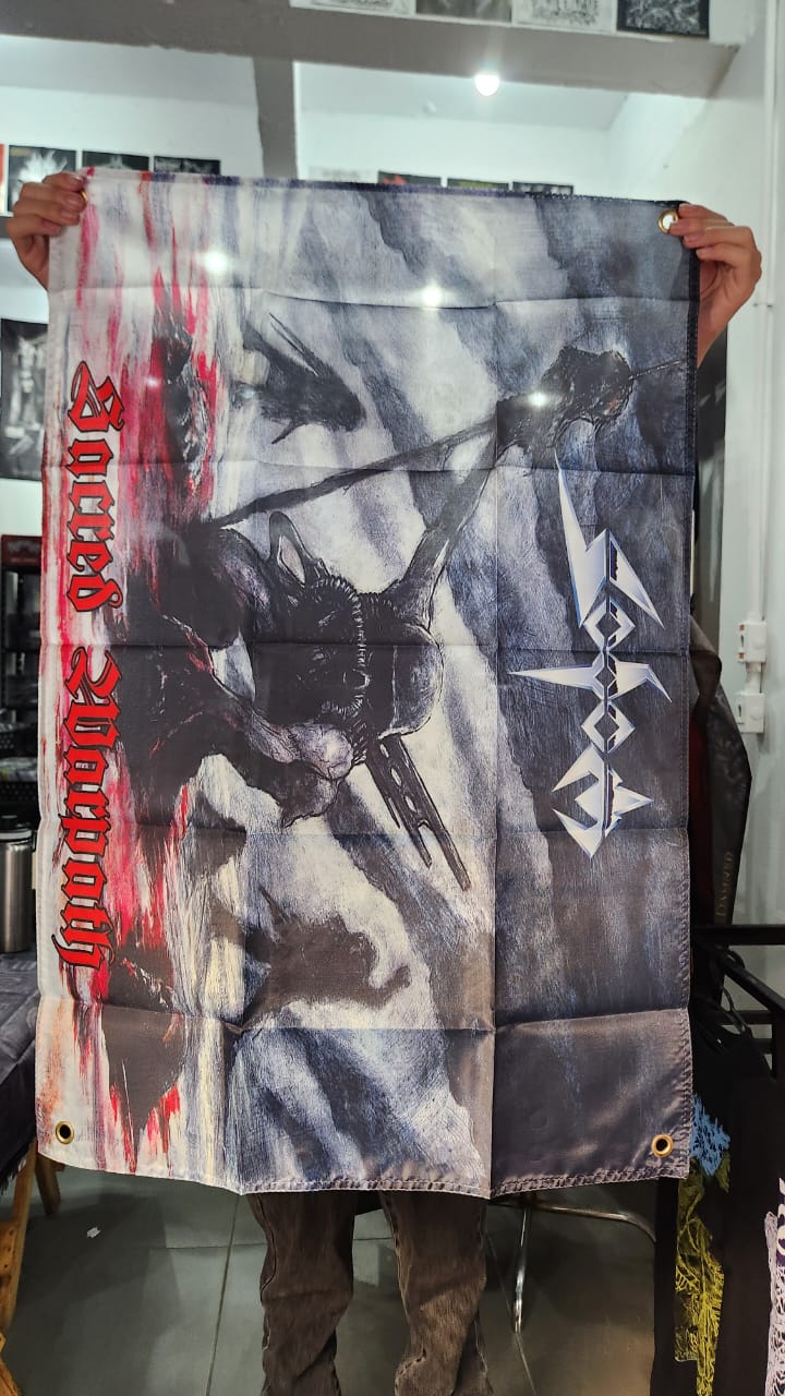 Sodom - Sacred Warpath (BANDEIRA COM ILHÓS)