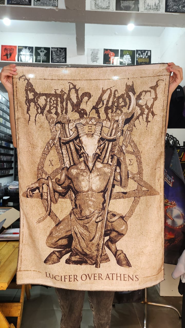 Rotting Christ - Lucifer Over Athens (BANDEIRA)