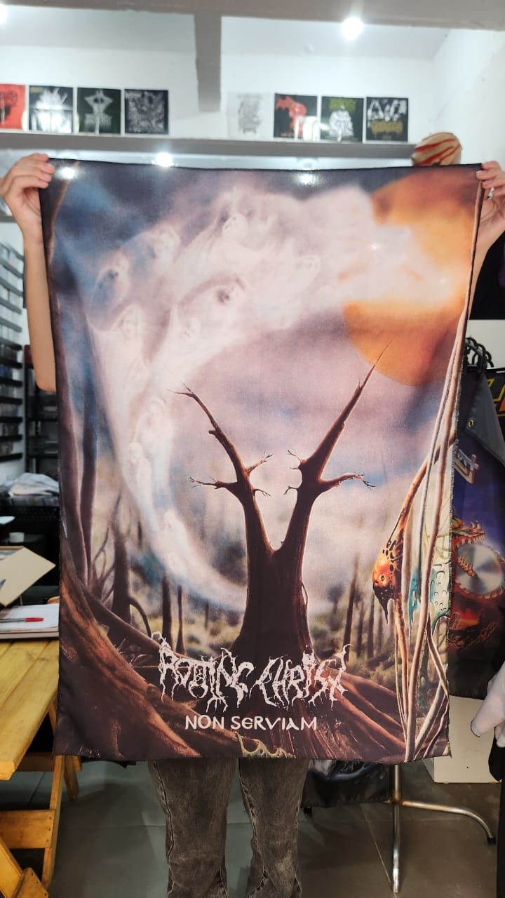 Rotting Christ - Non Servian (BANDEIRA)