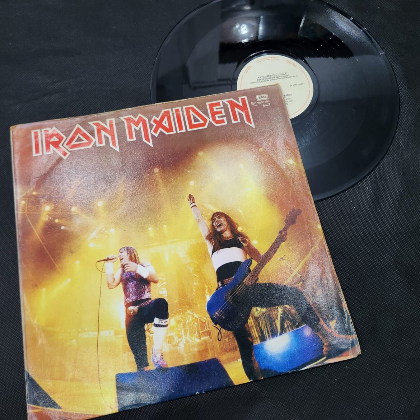Iron Maiden - Corriendo Libre (LP USADO)