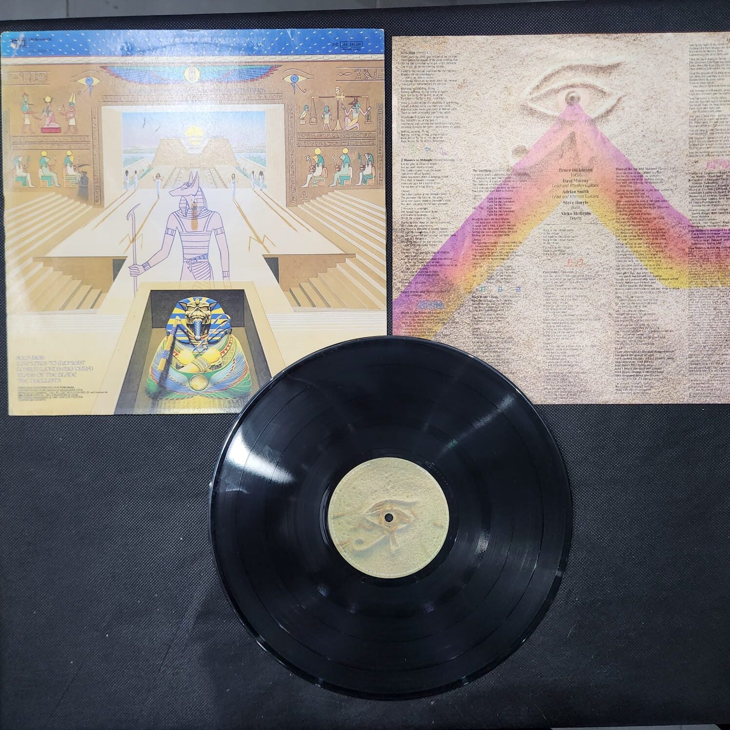 Iron Maiden – Powerslave (LP USADO) - Imagem 3