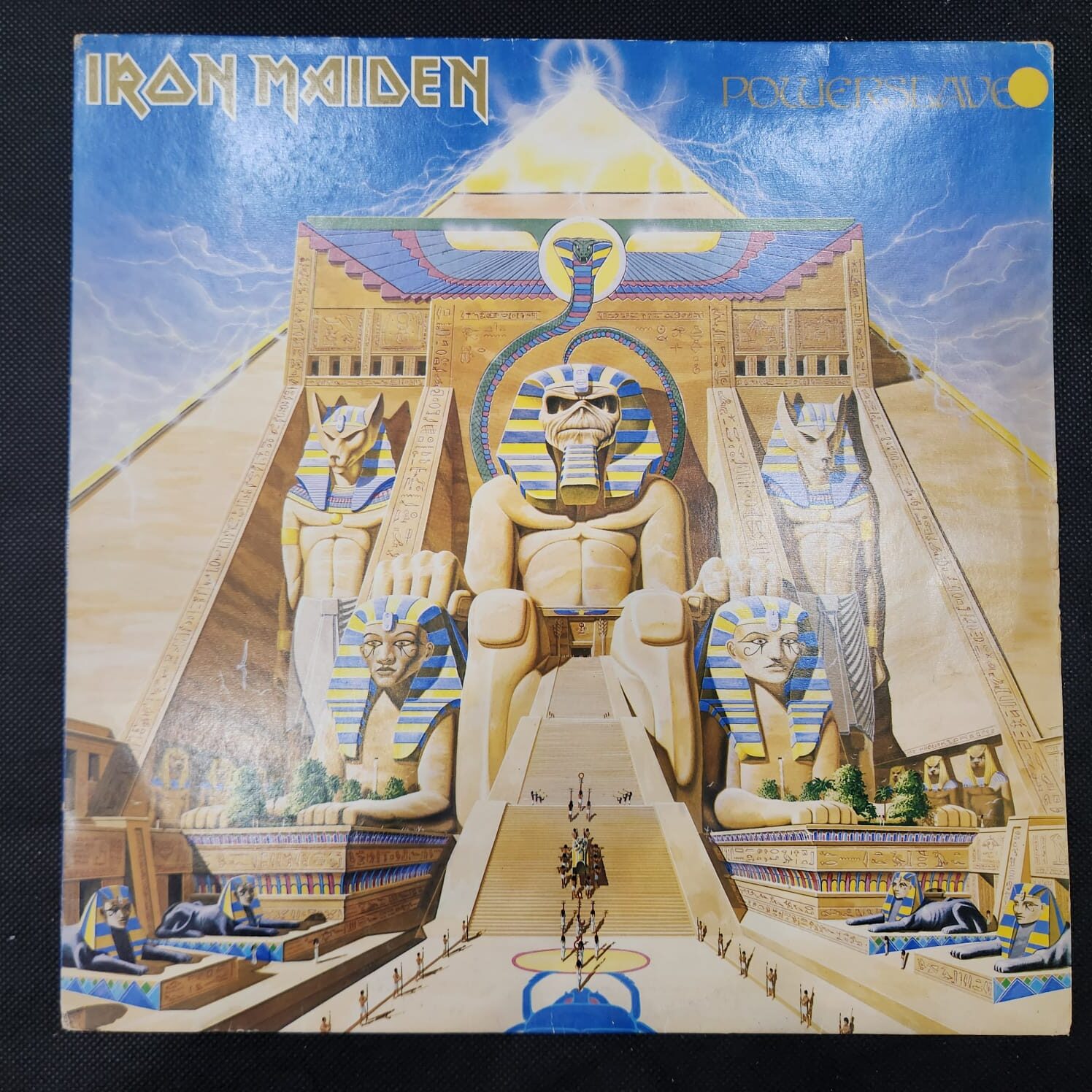 Iron Maiden – Powerslave (LP USADO) - Imagem 4