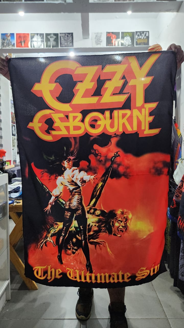 Ozzy Osbourne - The Ultimate Sin (BANDEIRA)