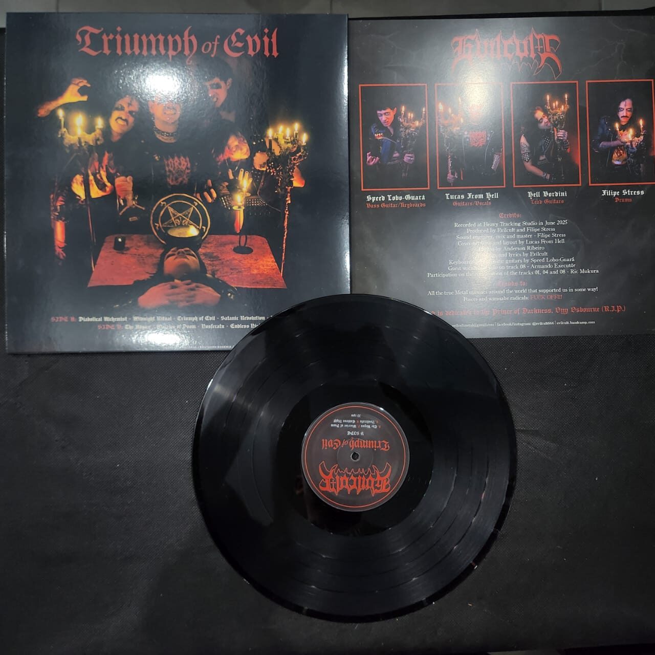 Evilcult - Triumph Of Evil (LP NOVO) - Imagem 3