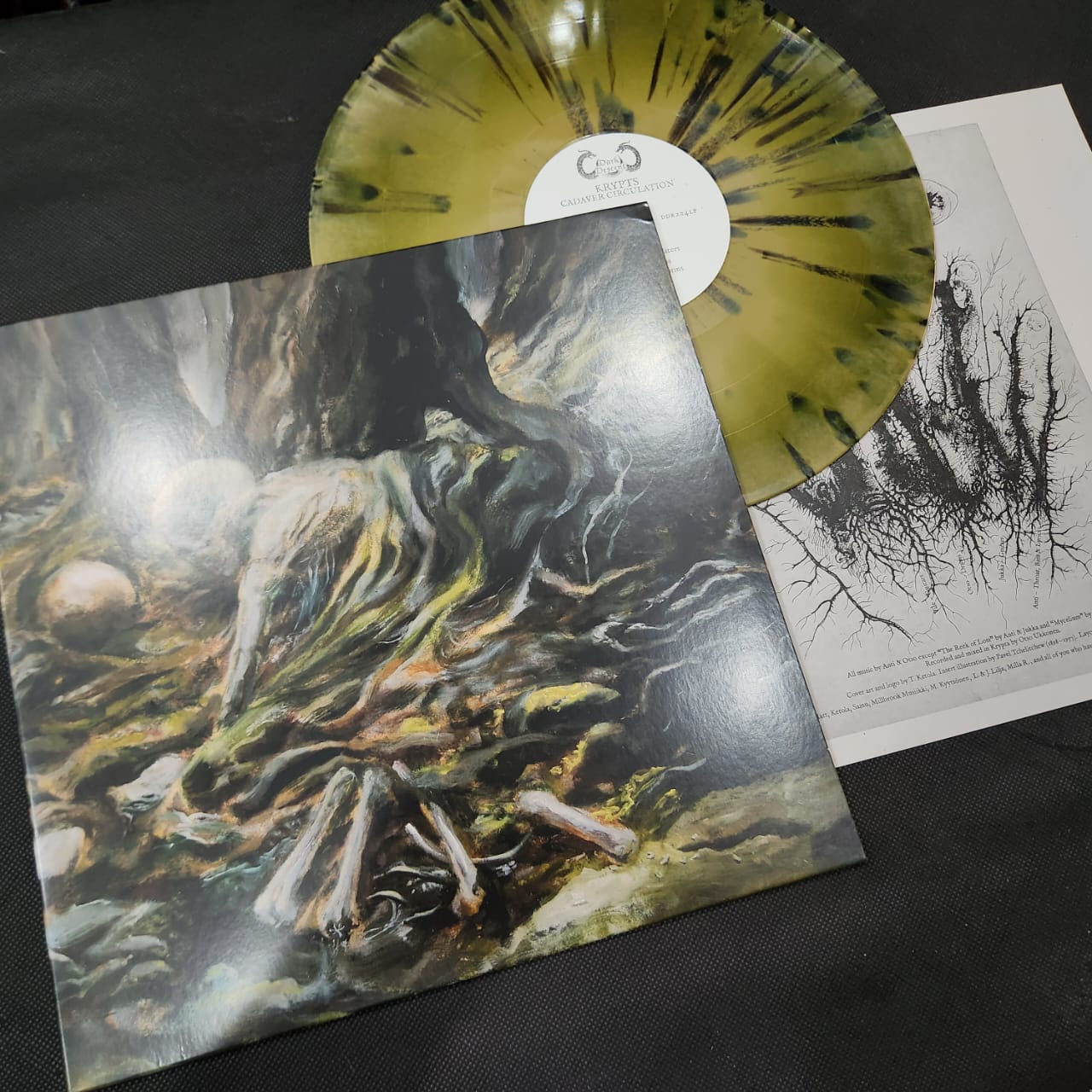 Krypts - Cadaver Circulation (LP SPLATTER USADO)