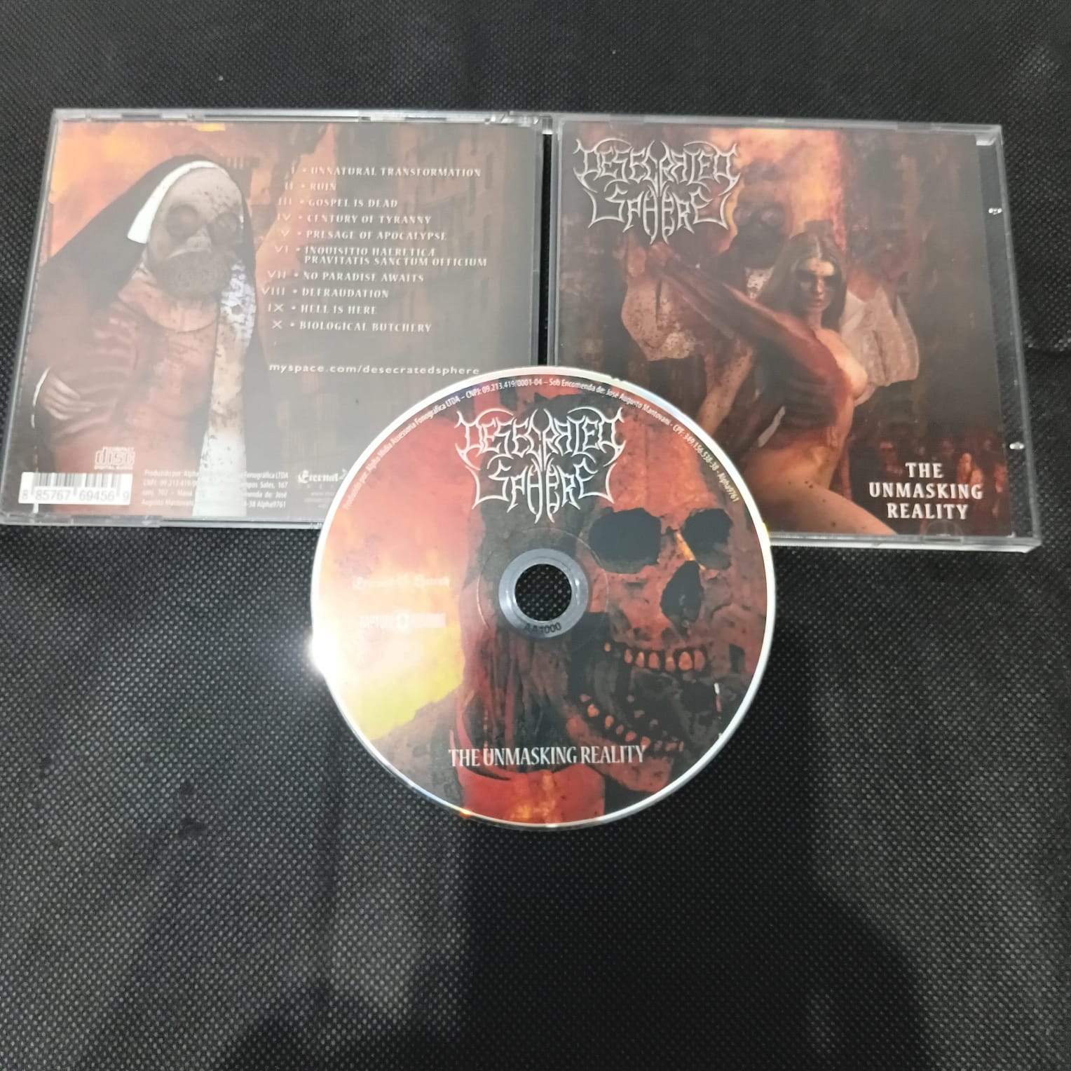 Desecrated Sphere - Unmasking Reality (CD USADO) - Imagem 2