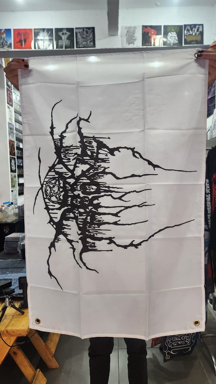 Darkthrone - Logo (BANDEIRA COM ILHÓS)