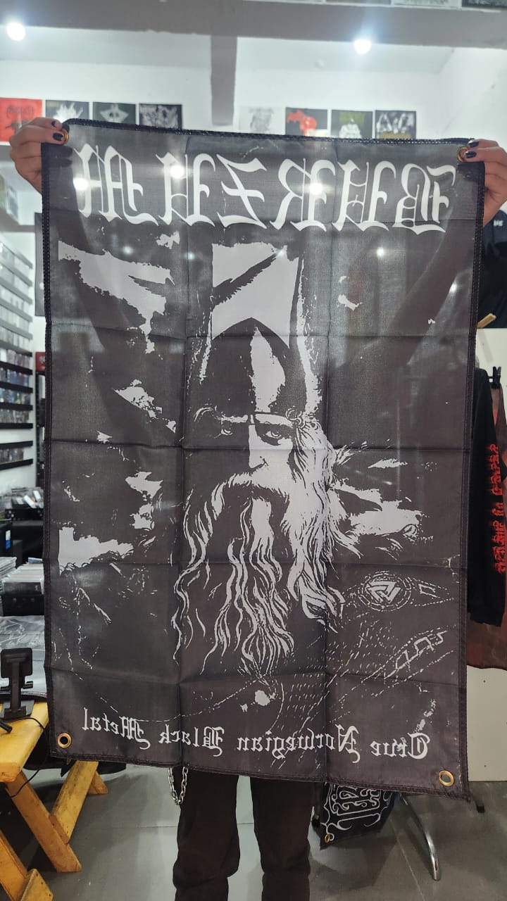 Burzum - True Norwegian Black Metal (BANDEIRA COM ILHÓS)