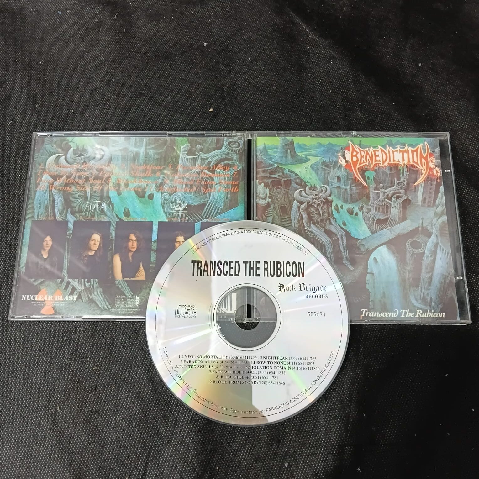Benediction - Transcend The Rubicon *MISSPRINT* (CD USADO) - Imagem 2