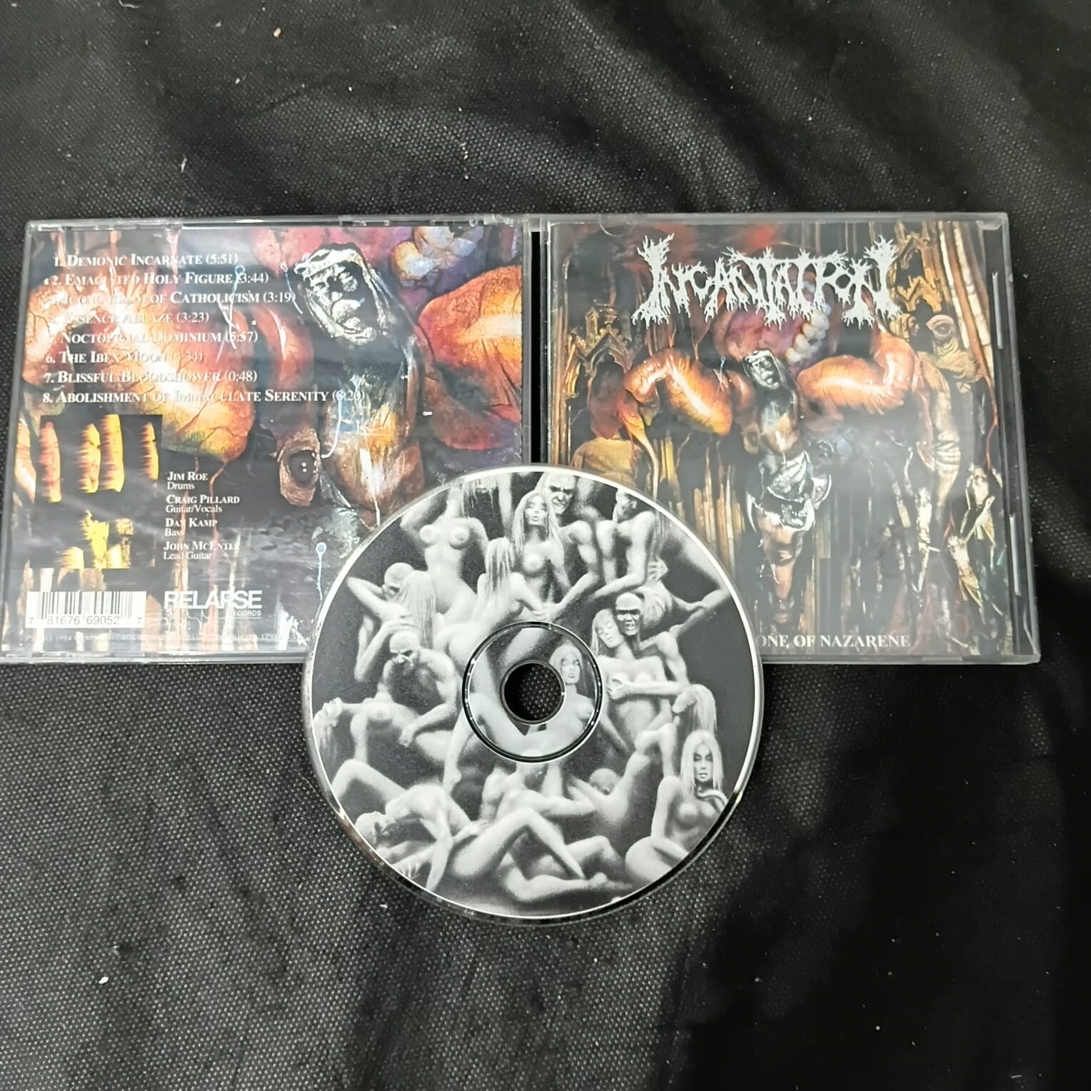 Incantation - Mortal Throne Of Nazarene (CD IMPORTADO USADO) - Imagem 2