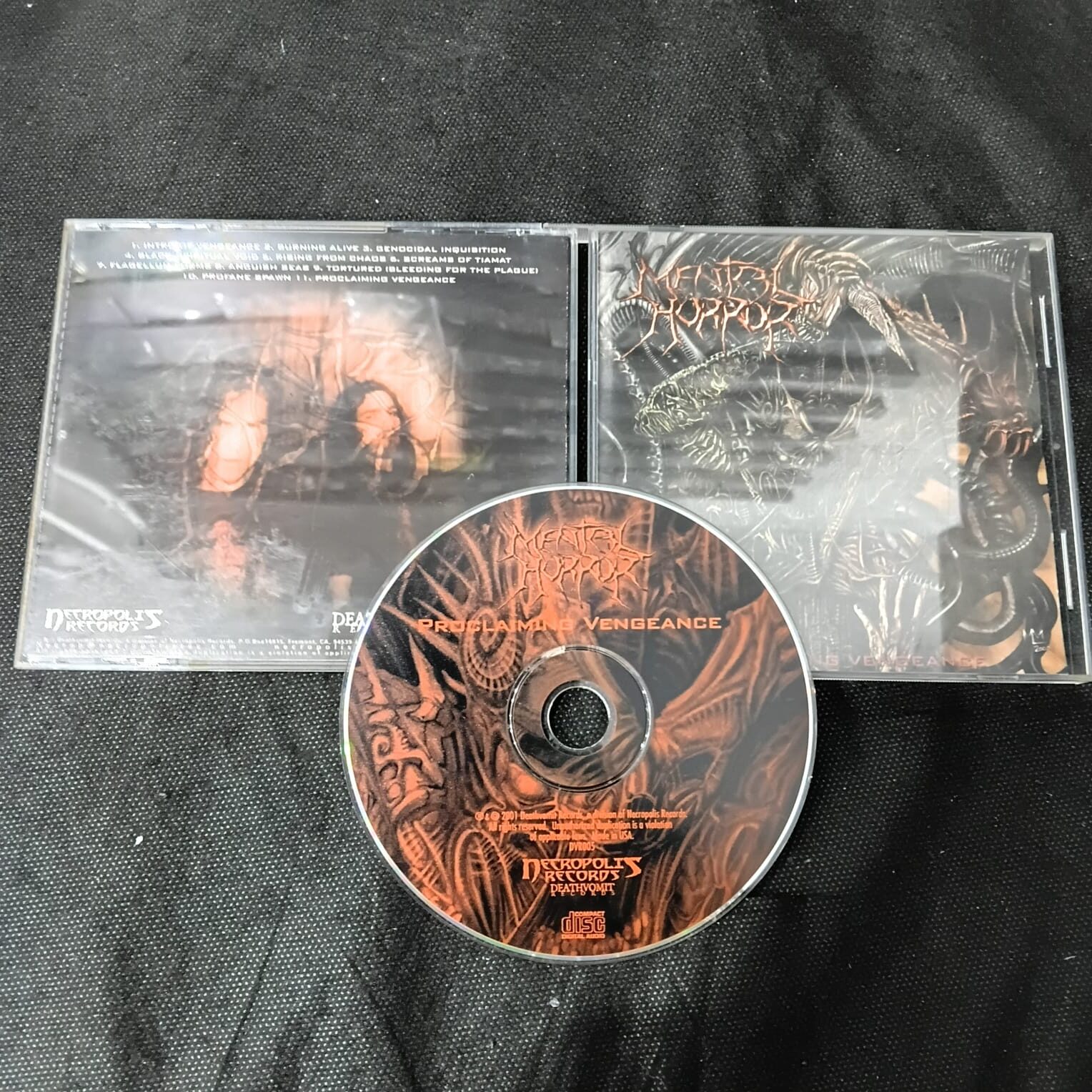 Mental Horror - Proclaming Vengance (CD IMPORTADO USADO) - Imagem 3