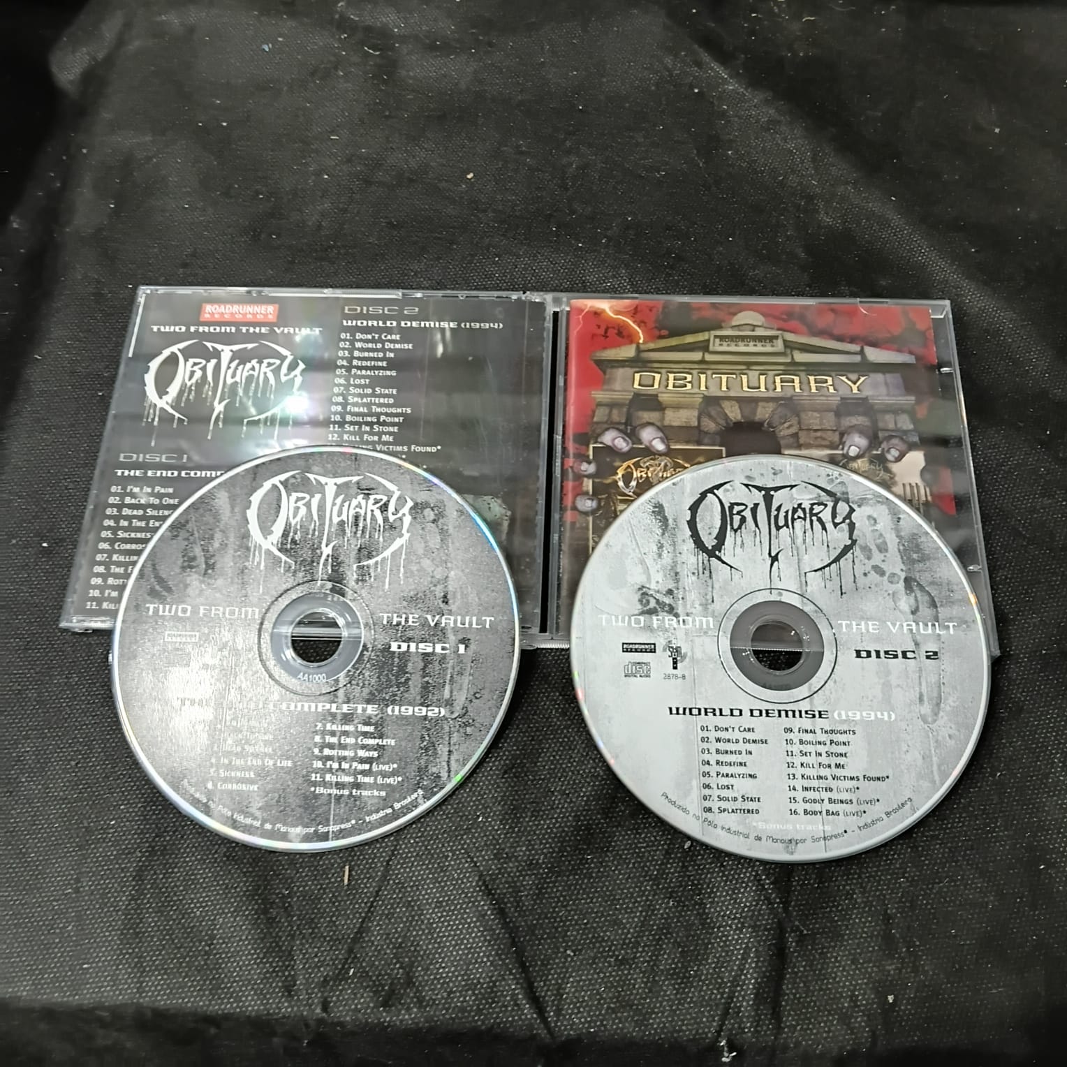 Obituary - Two From The Vault (CD DUPLO USADO) - Imagem 2