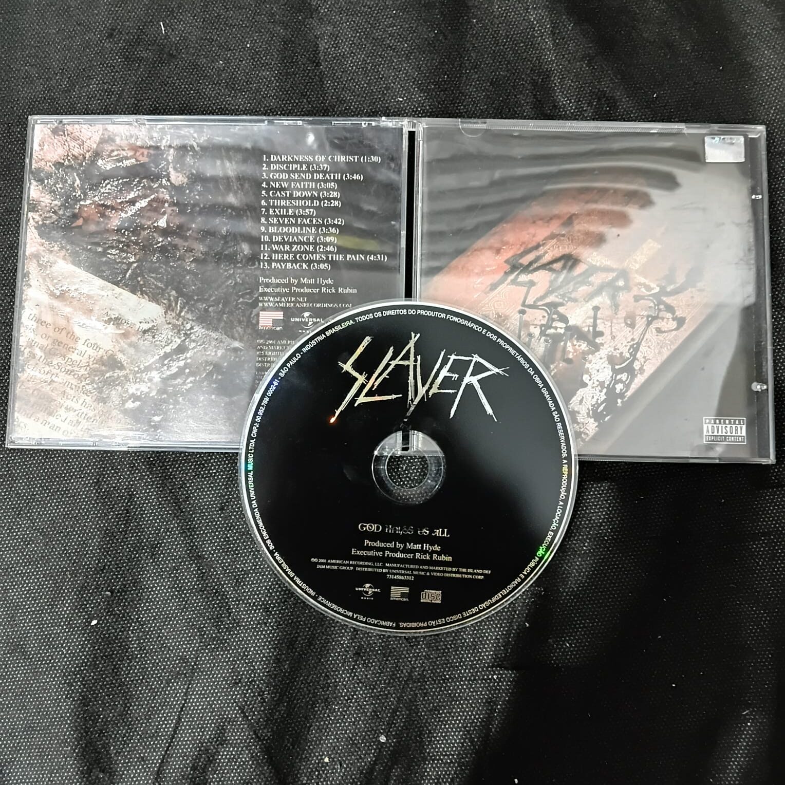 Slayer - God Hates Us All (CD USADO) - Imagem 2