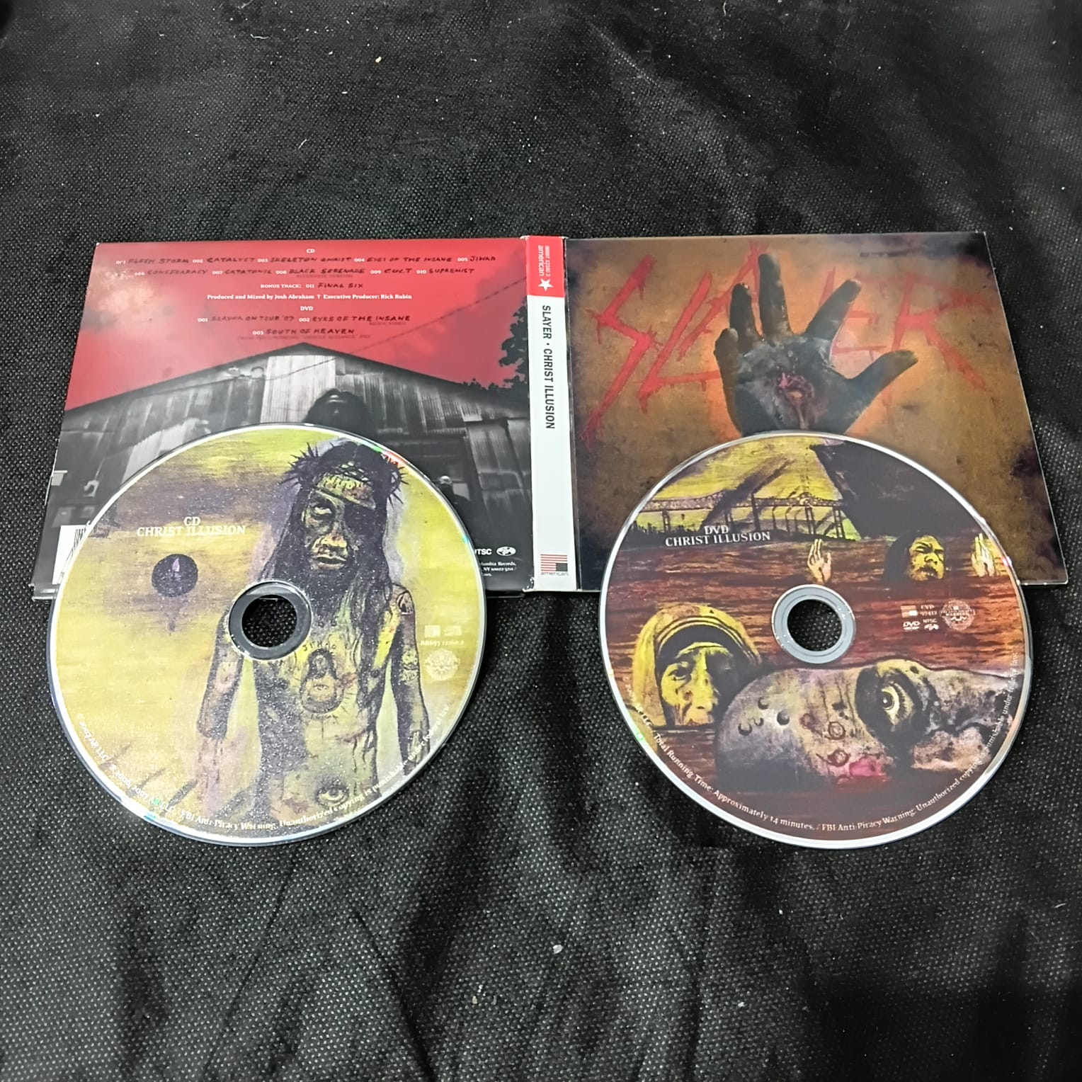 Slayer - Christ Illusion (CD IMP. ED. ESP. HOLOGRAFICA DUPLO USADO) - Imagem 2