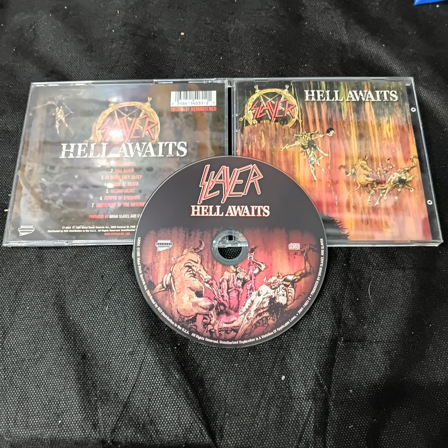 Slayer - Hell Awaits (CD IMPORTADO USADO) - Imagem 2