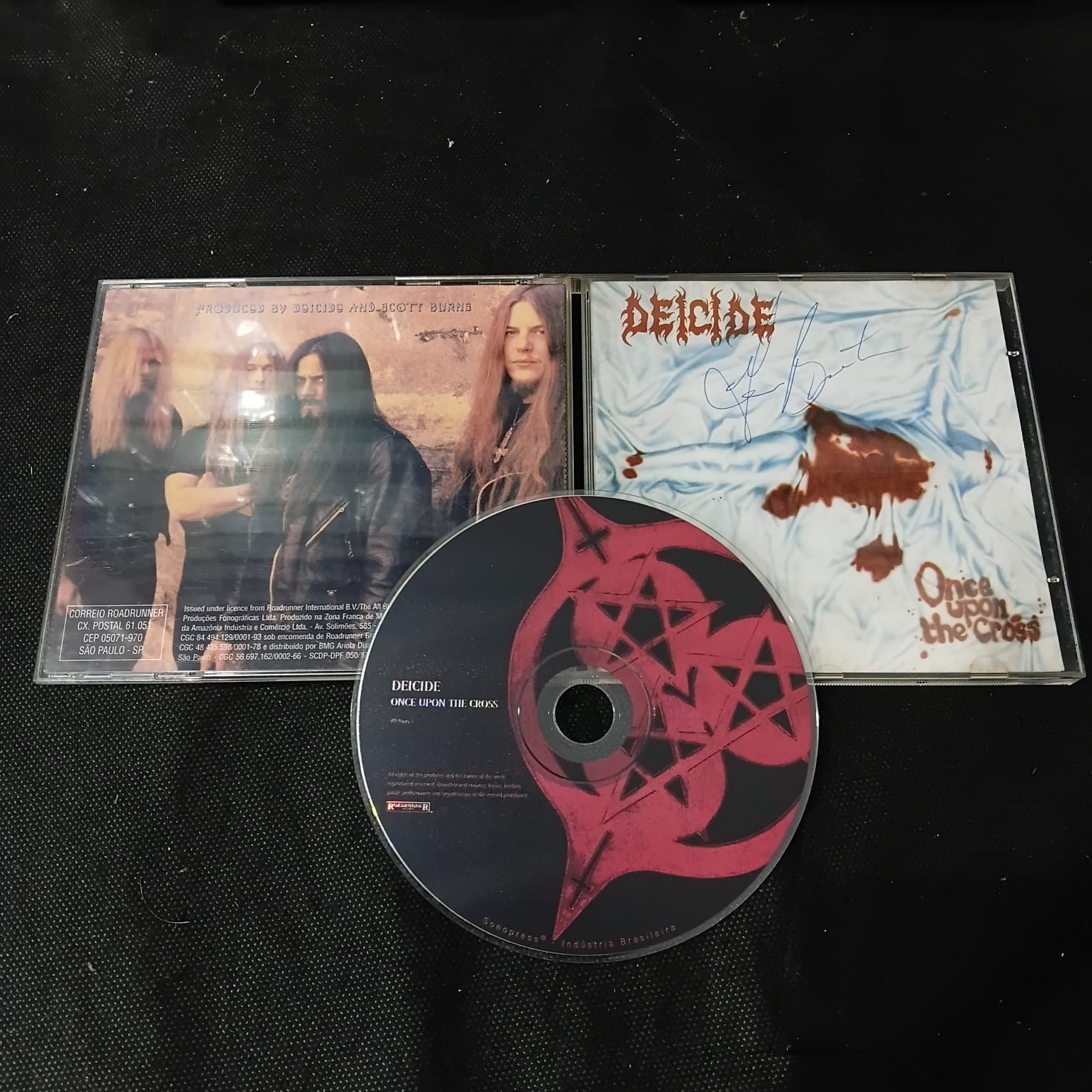 Deicide - Once Upon The Cross (CD AUTOGRAFADO USADO) - Imagem 2