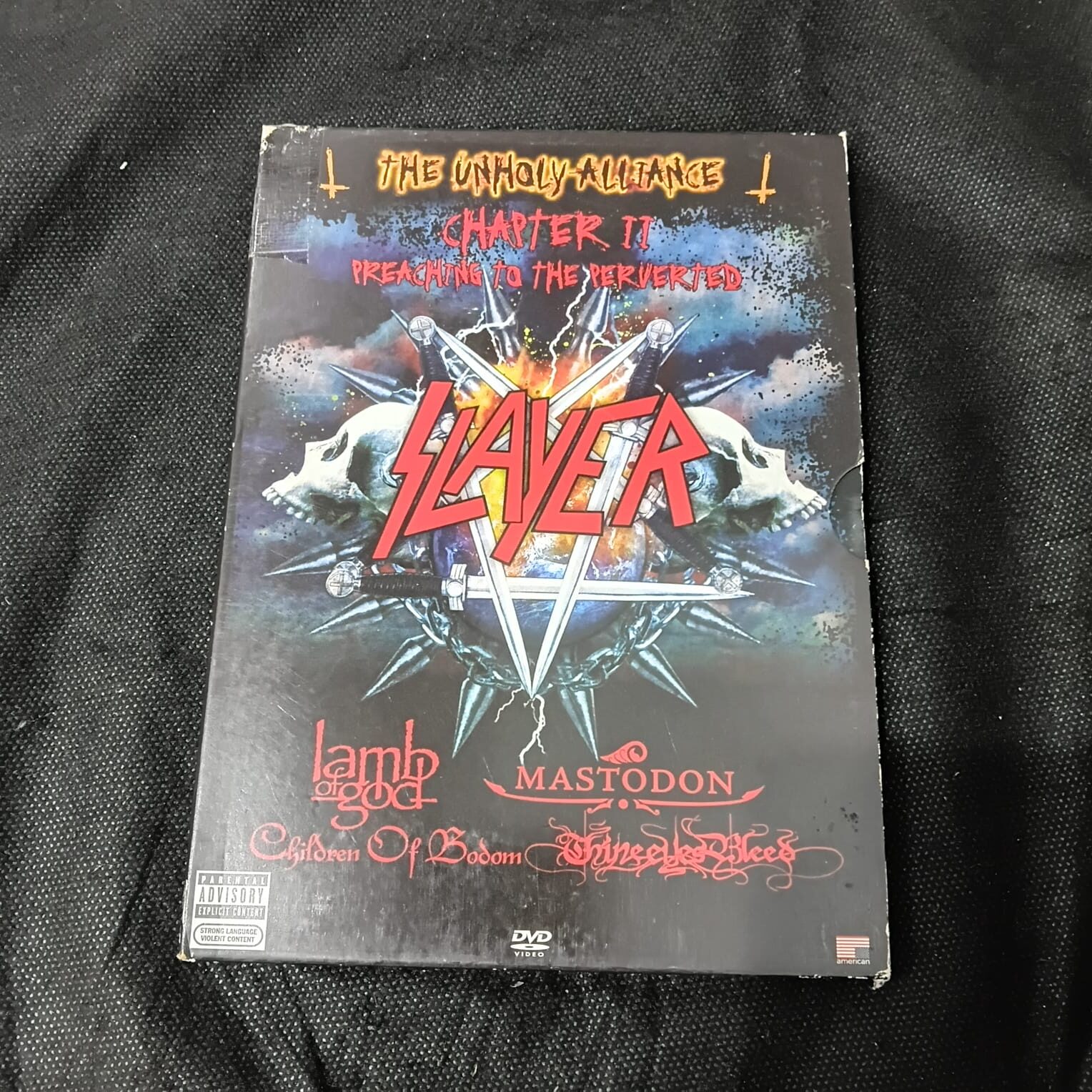 Slayer / Lamb Of God / Mastodom / Children of Bodom - The Unholy Alliance (DVD IMPORTADO USADO) - Imagem 2