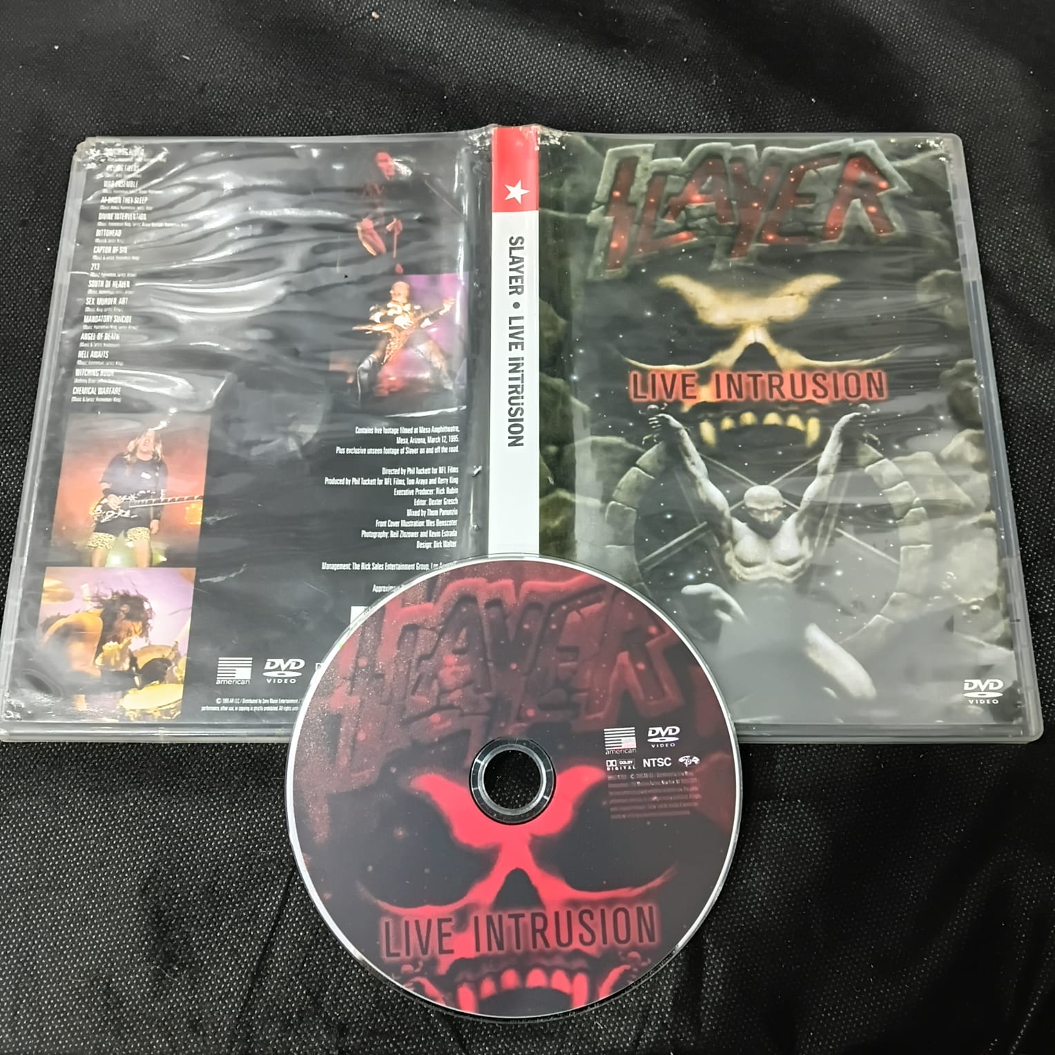 Slayer - Live Intrusion (DVD IMPORTADO USADO) - Imagem 2