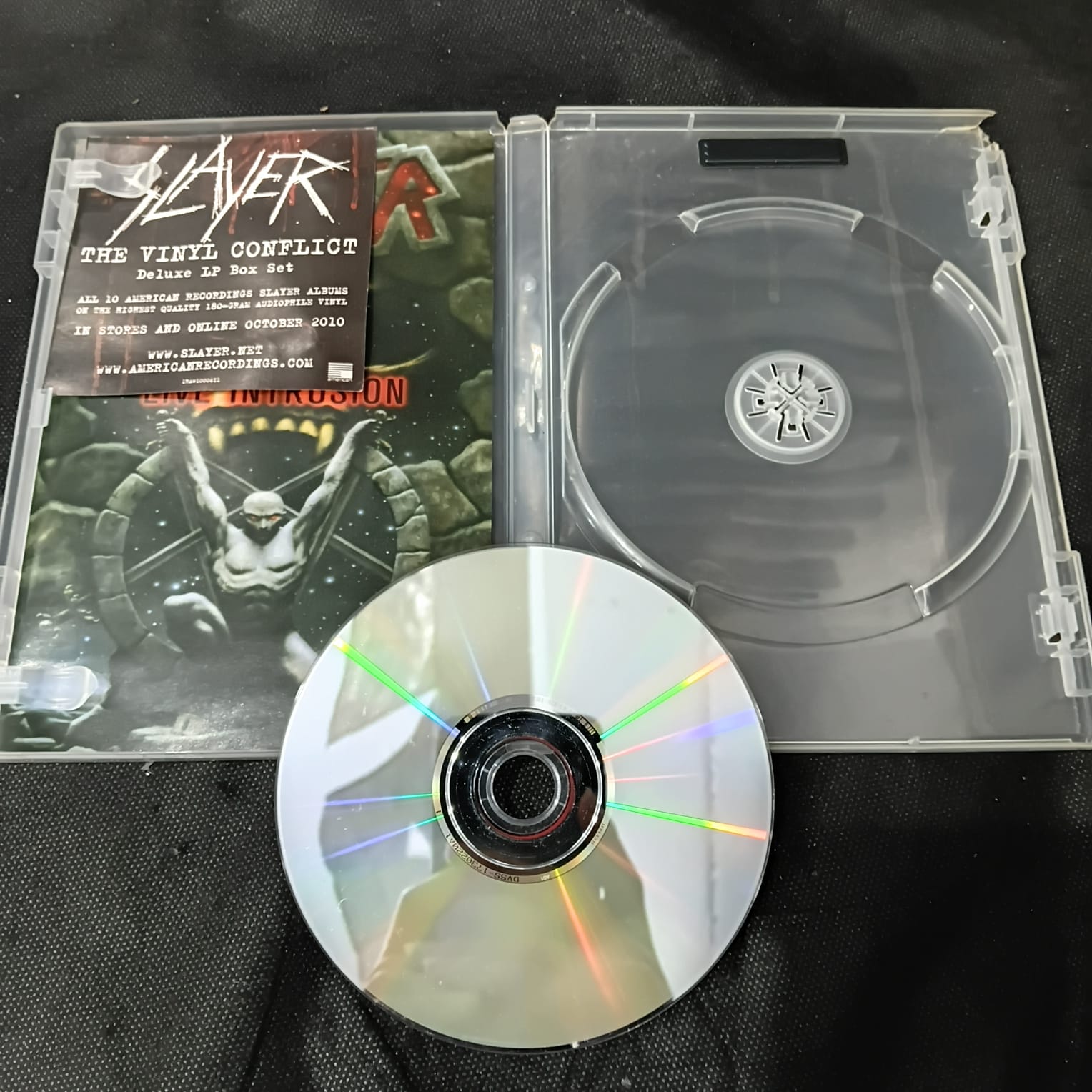 Slayer - Live Intrusion (DVD IMPORTADO USADO) - Imagem 3