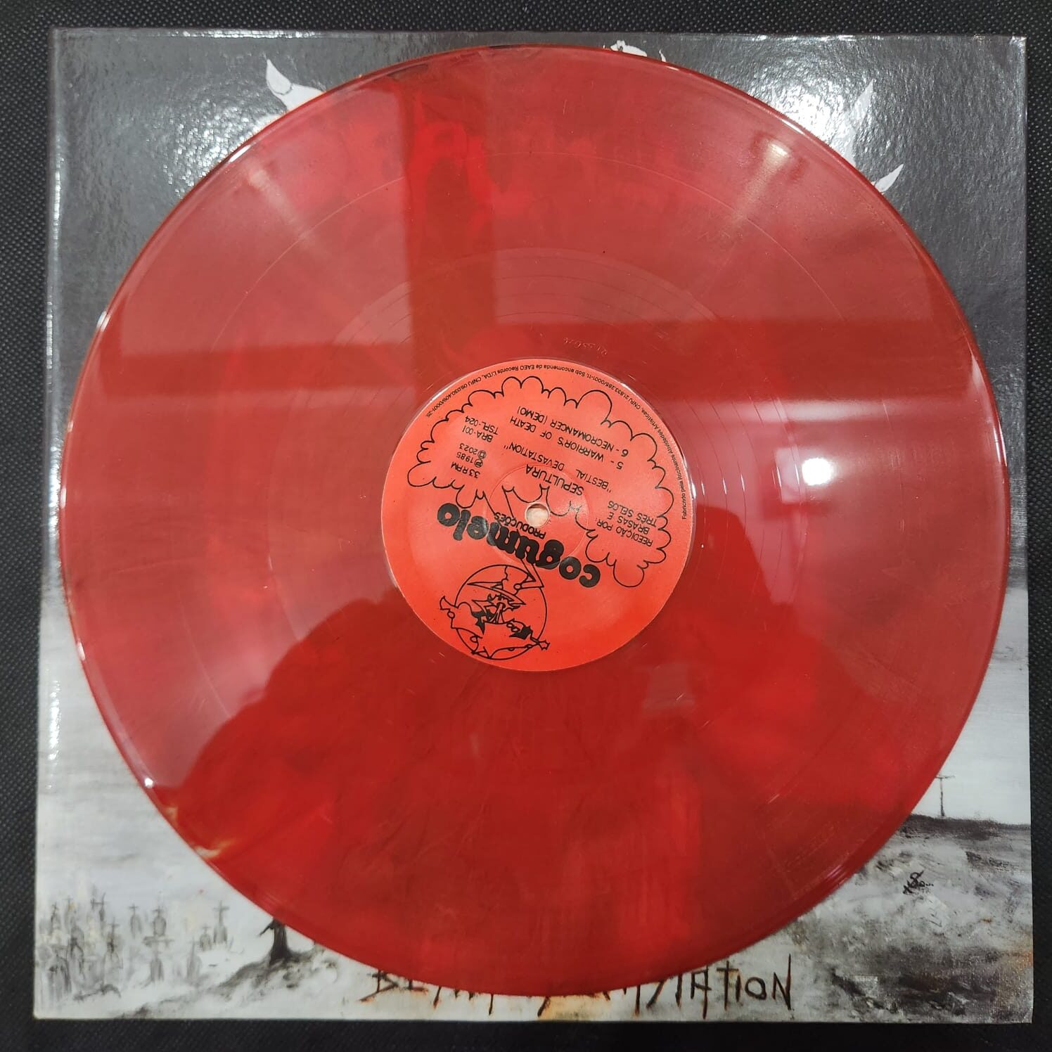 Sepultura - Bestial Devastation Special Box (LP VERMELHO - ED. ESP. USADO) - Imagem 9