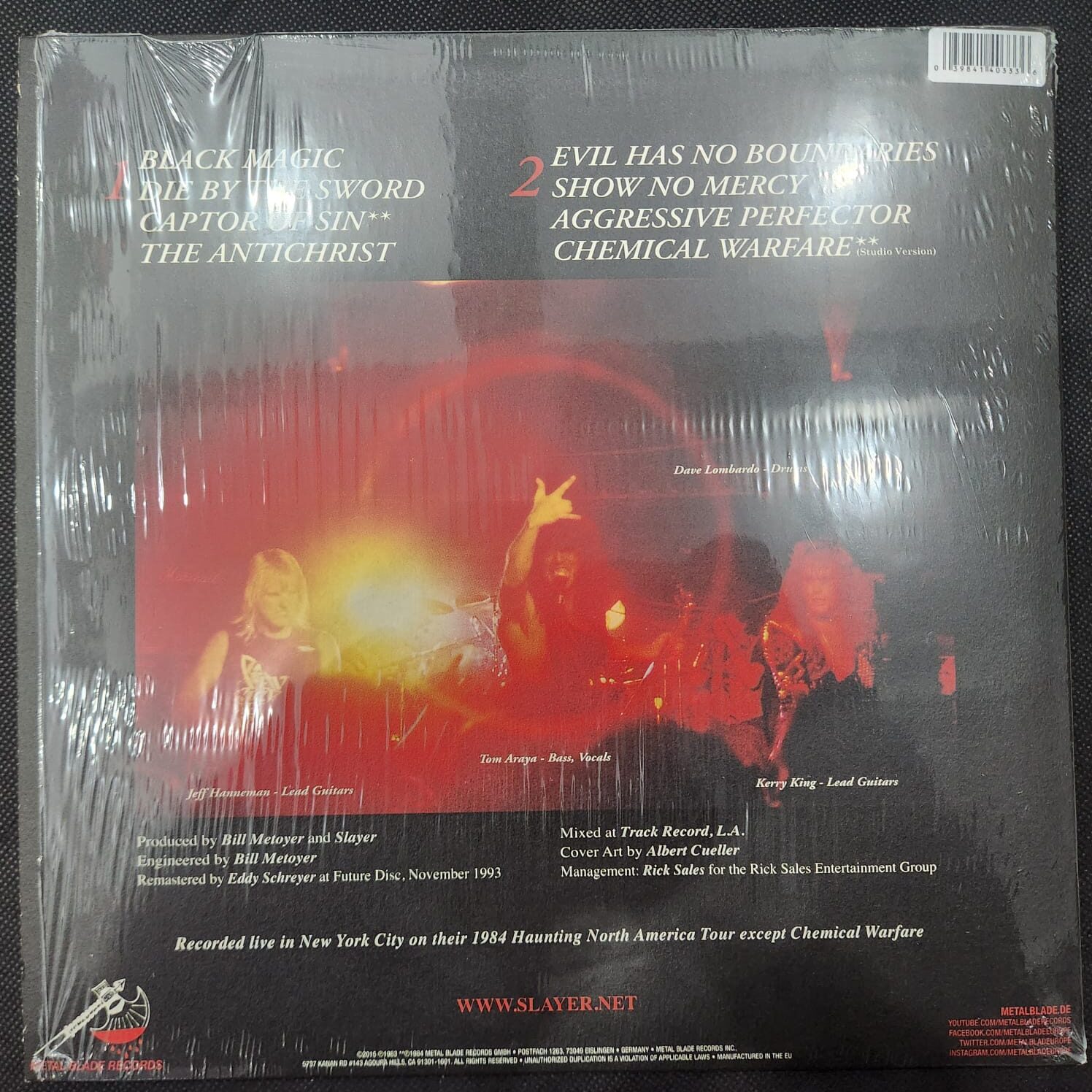 Slayer - Live Undead (LP MARBLE IMPORTADO USADO) - Imagem 7