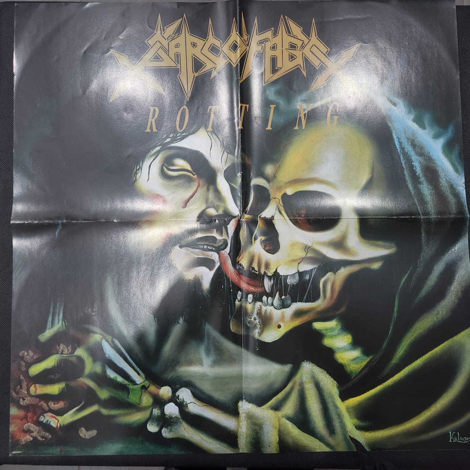 Sarcofago - Rotting (LP PICTURE USADO) - Imagem 6