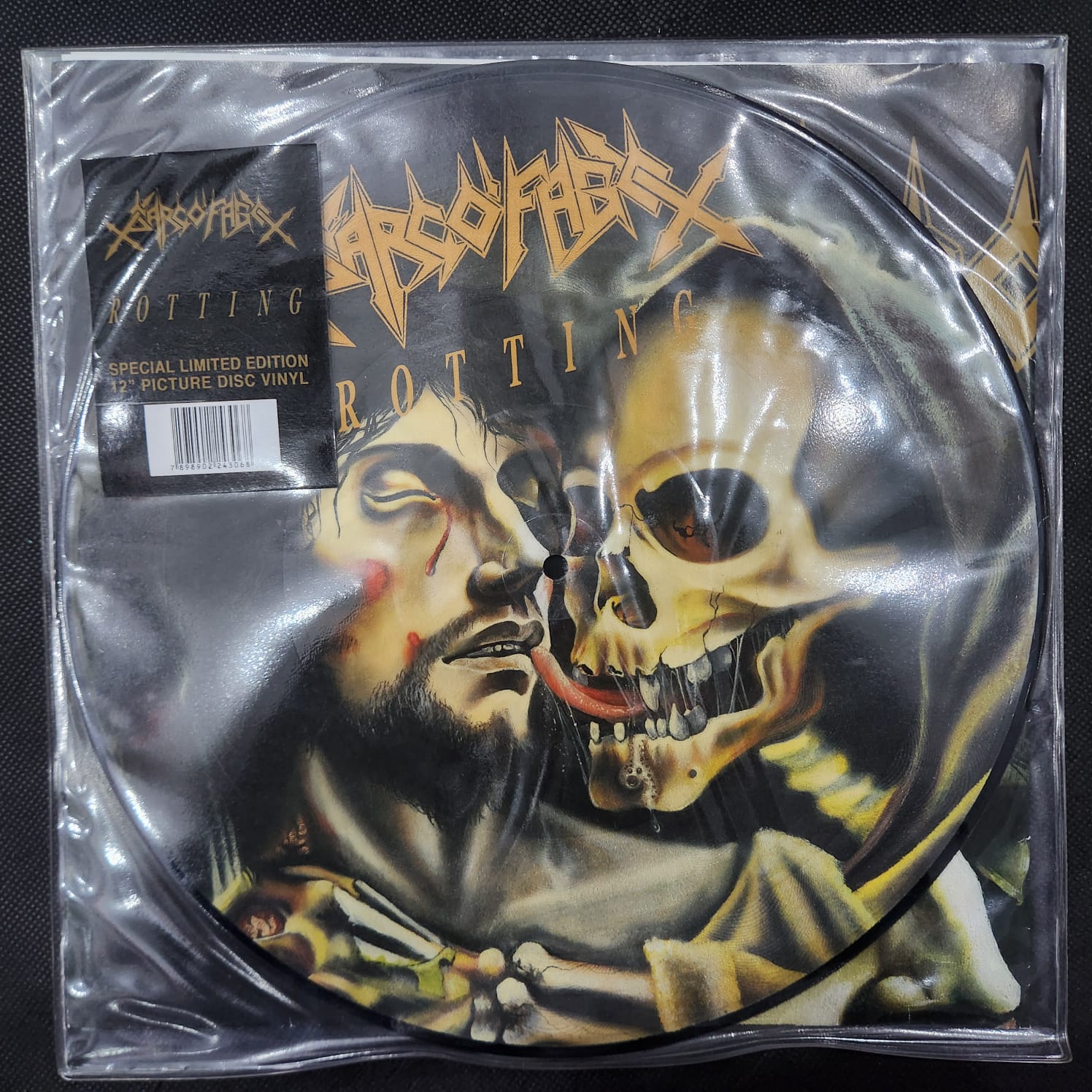 Sarcofago - Rotting (LP PICTURE USADO) - Imagem 2