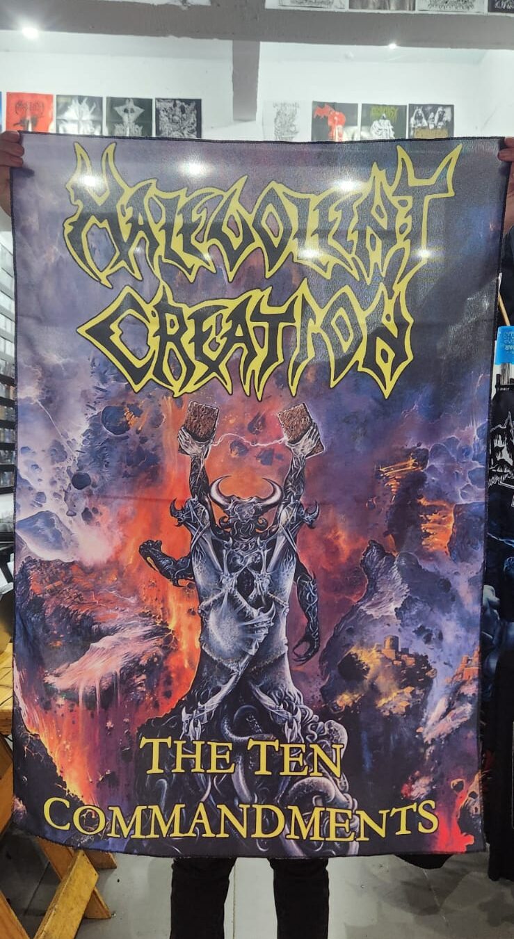 Malevolent Creation - Then Commandments (BANDEIRA)