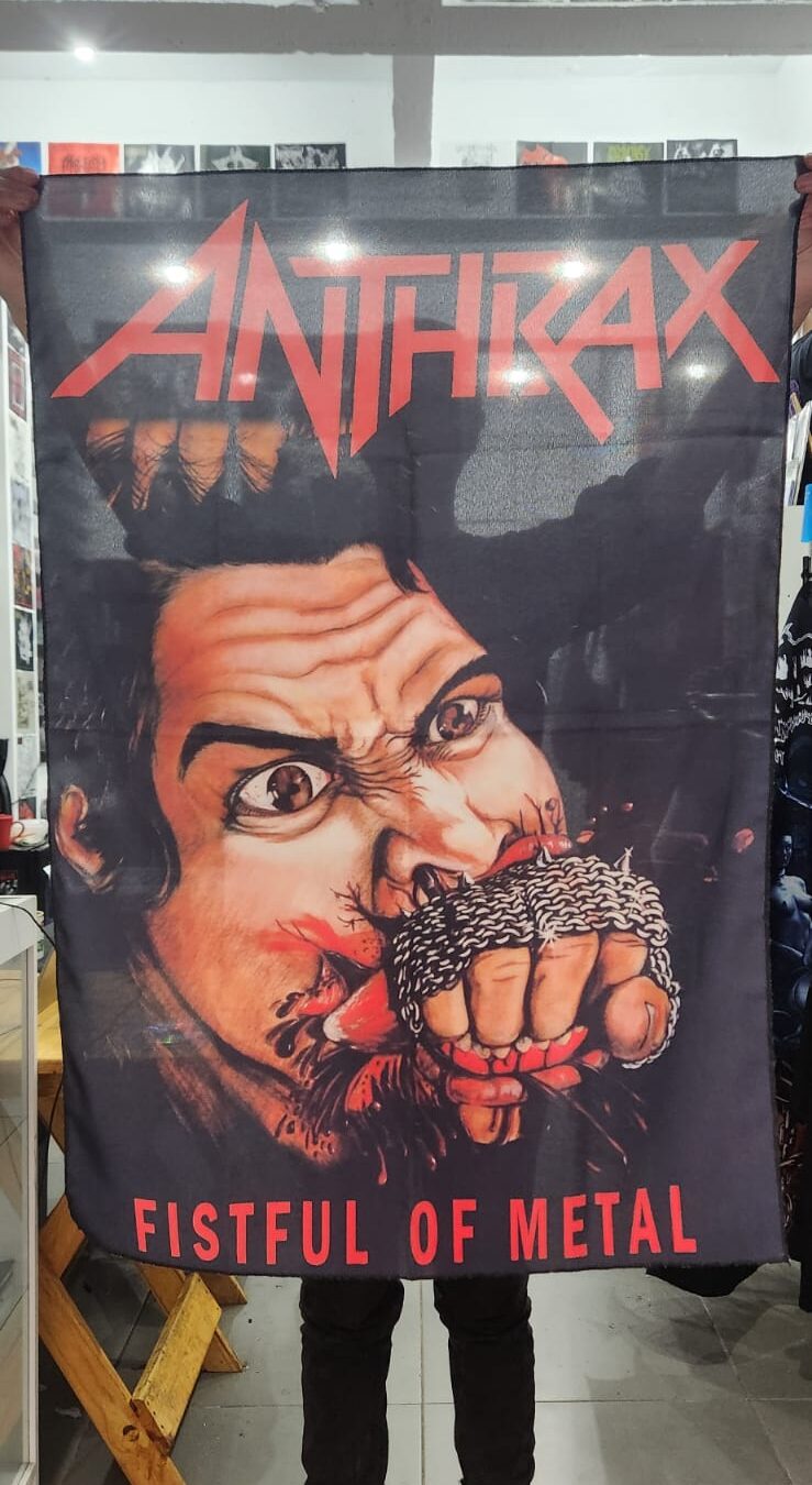 Anthrax - Fistful Of Metal (BANDEIRA)