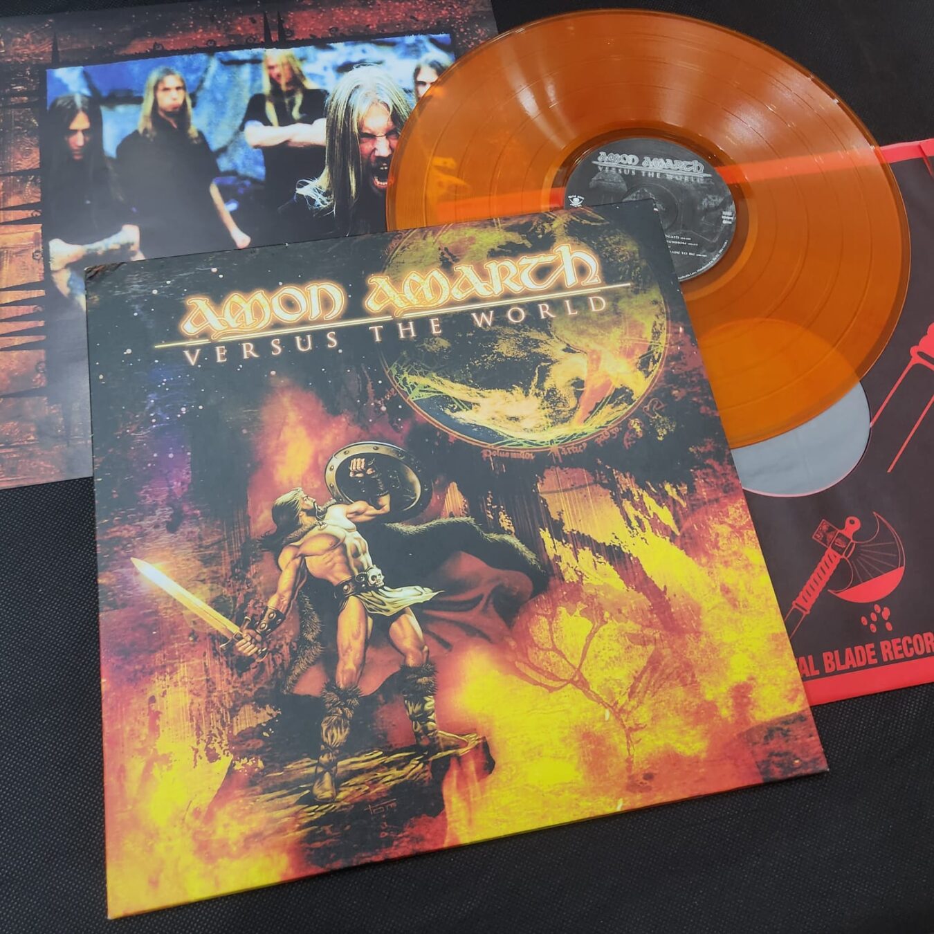 Amon Amarth - Versus The World (LP LARANJA IMPORTADO USADO)