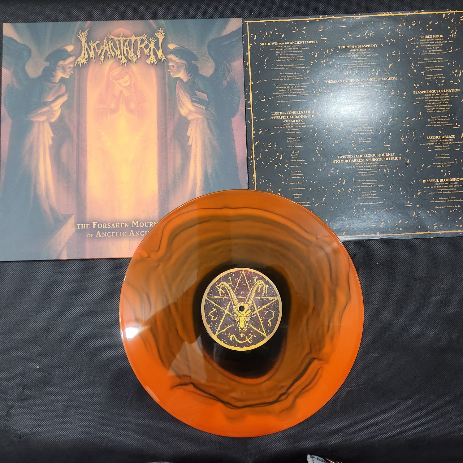 Incantation - The Forsaken Mourning Of Angelic Anguish (LP IMPORTADO LARANJA MESCLADO USADO) - Imagem 2